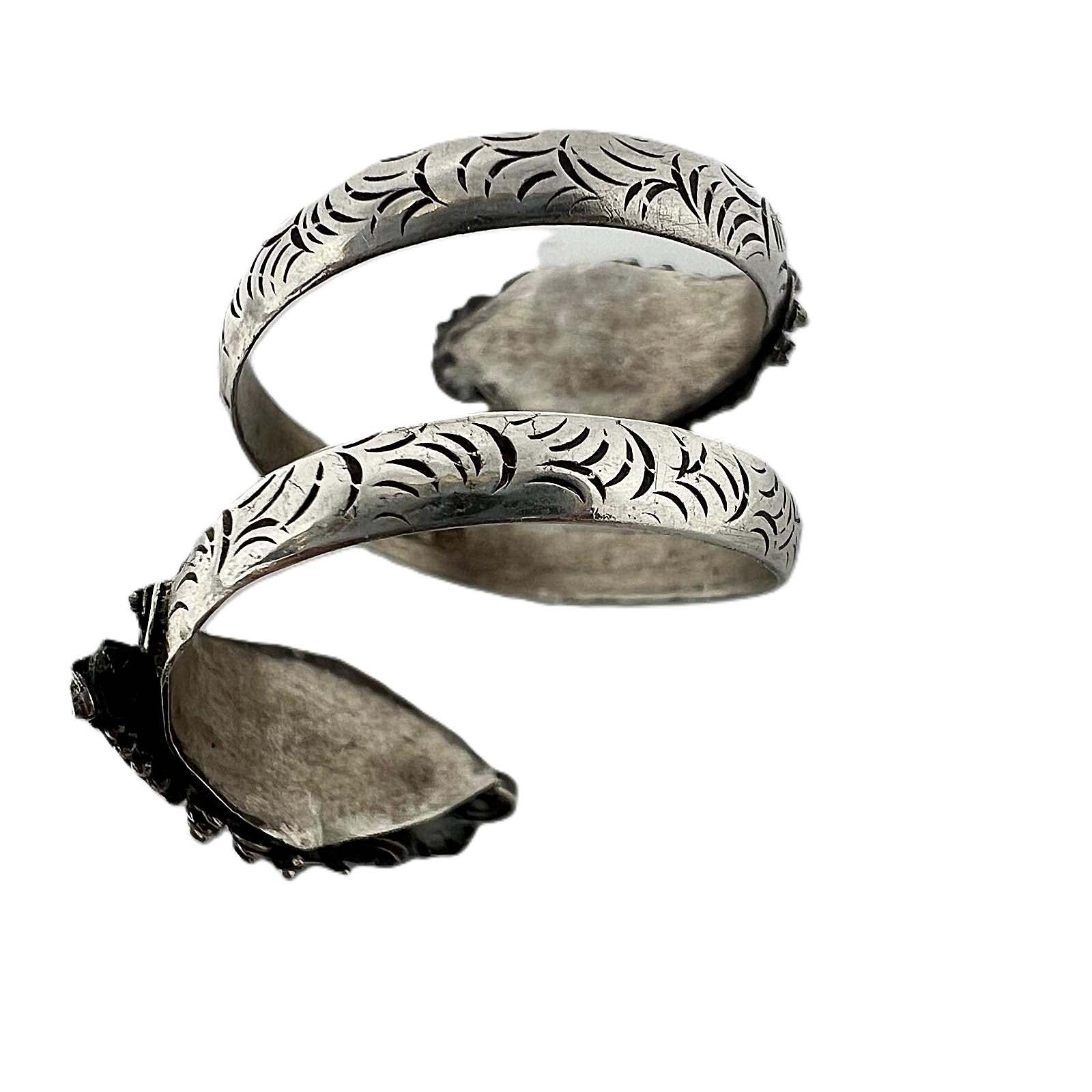 925 Silber Wickel-Schlangenring 