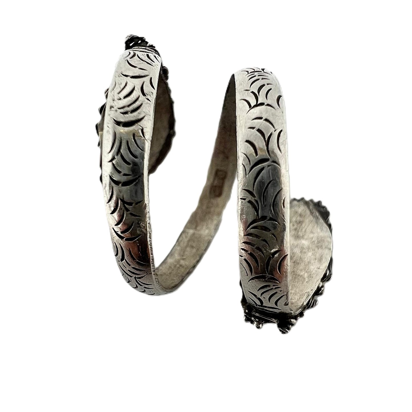 925 Silber Wickel-Schlangenring 