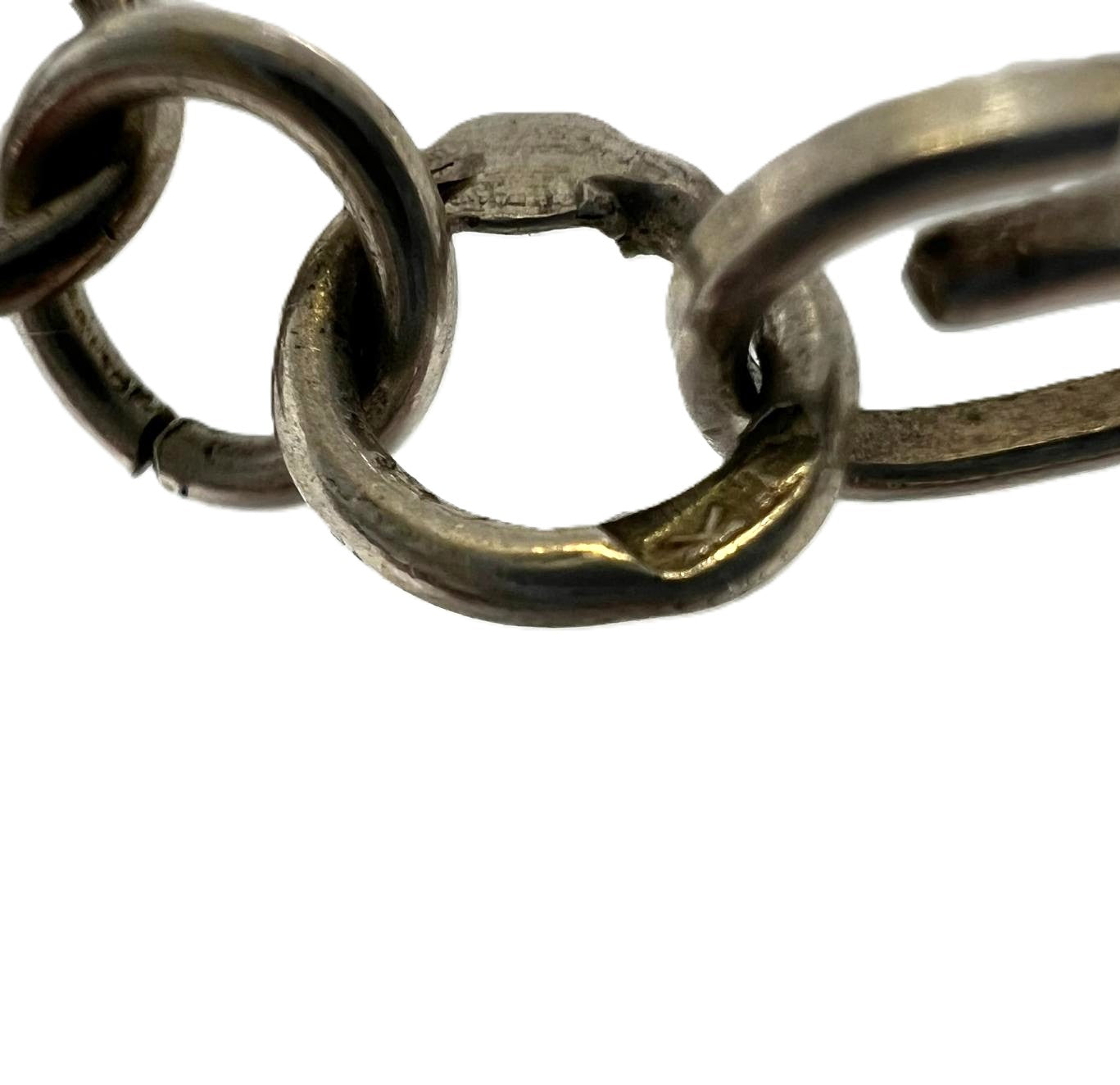 Silberkette mit Cognac Bernstein Anhänger