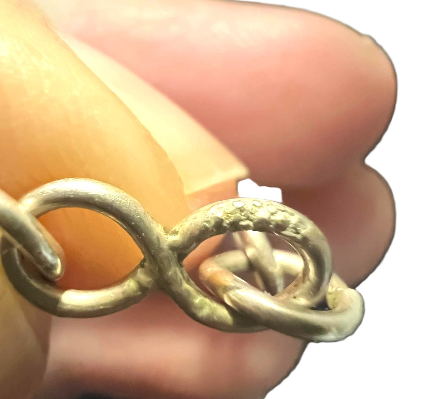 Silberkette mit Cognac Bernstein Anhänger