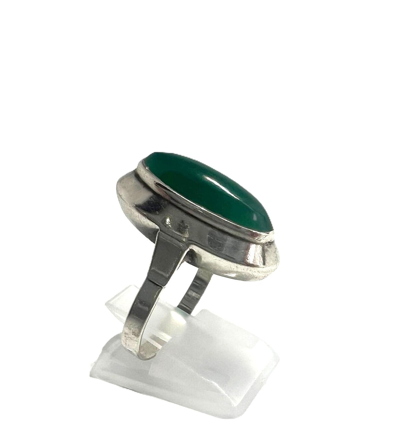 Art Déco 835 Silberring Chrysopras 