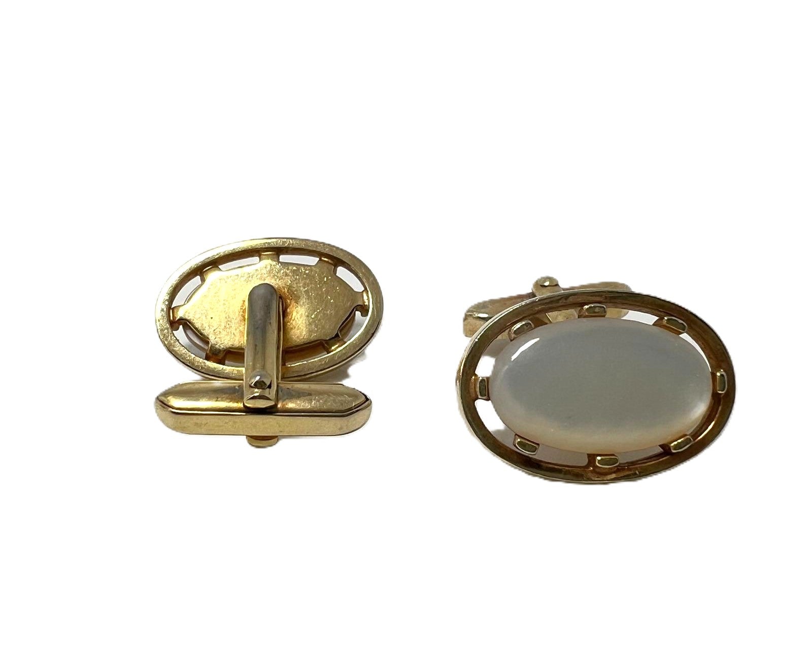  Art Deco Manschettenknöpfe mit Perlmutt 
