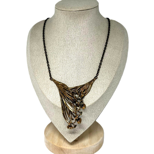 Antike Jugendstil Bronze Halskette