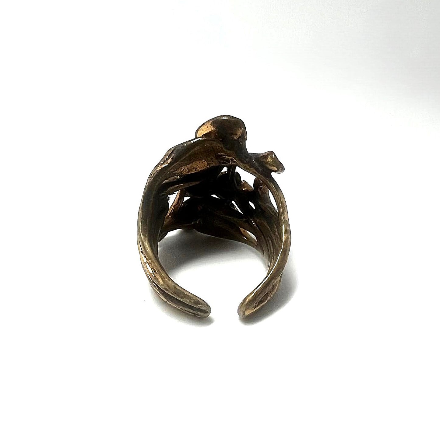 Jugendstil Bronze Ring