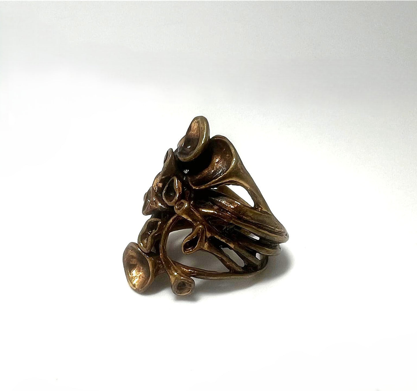 Jugendstil Bronze Ring