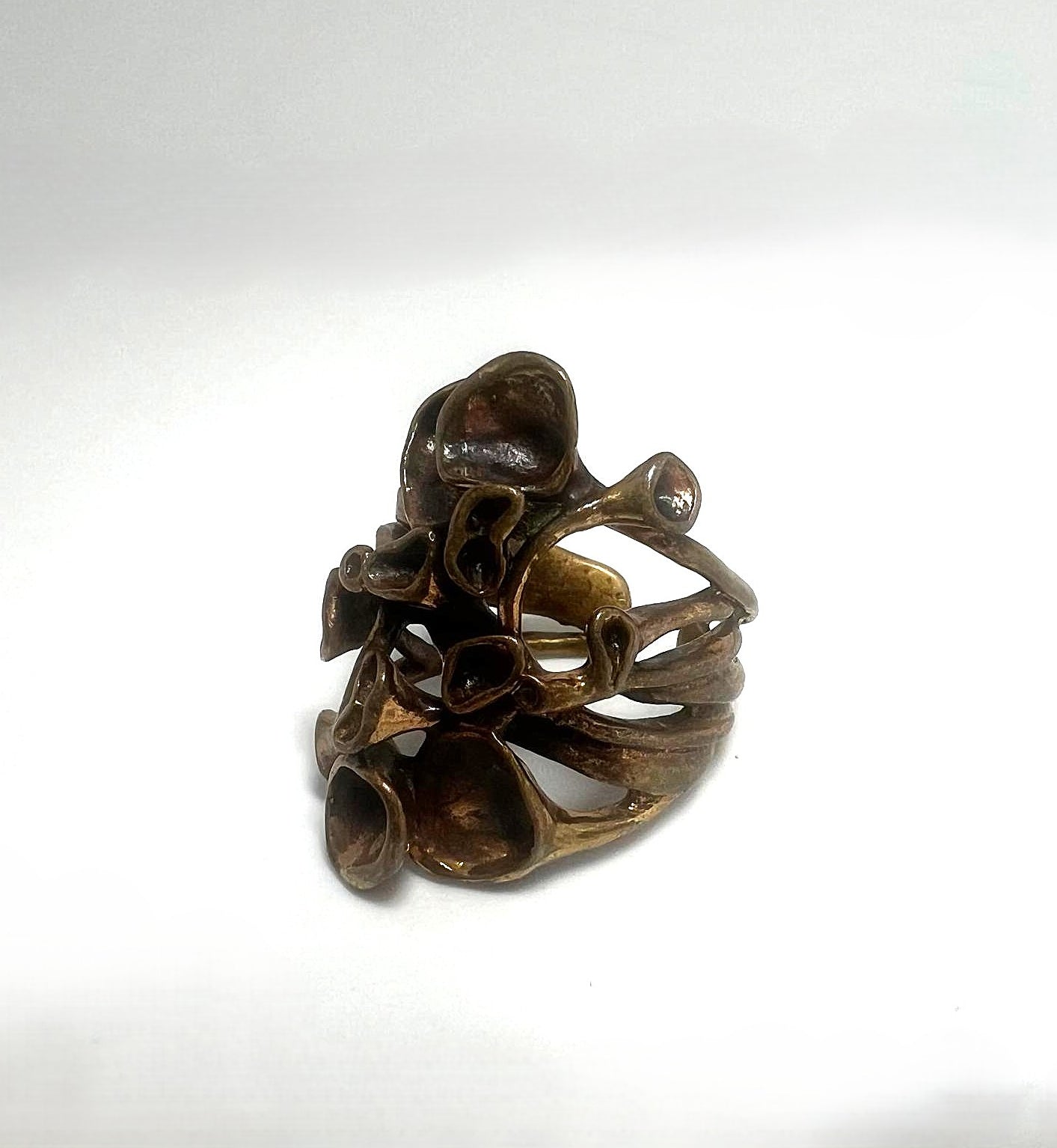 Jugendstil Bronze Ring
