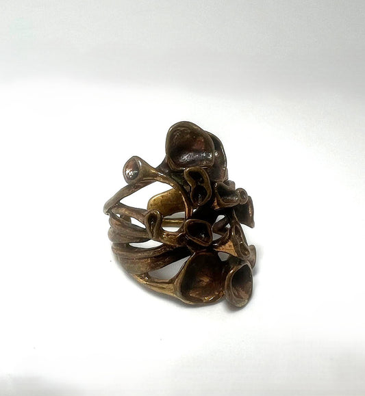 Jugendstil Bronze Ring