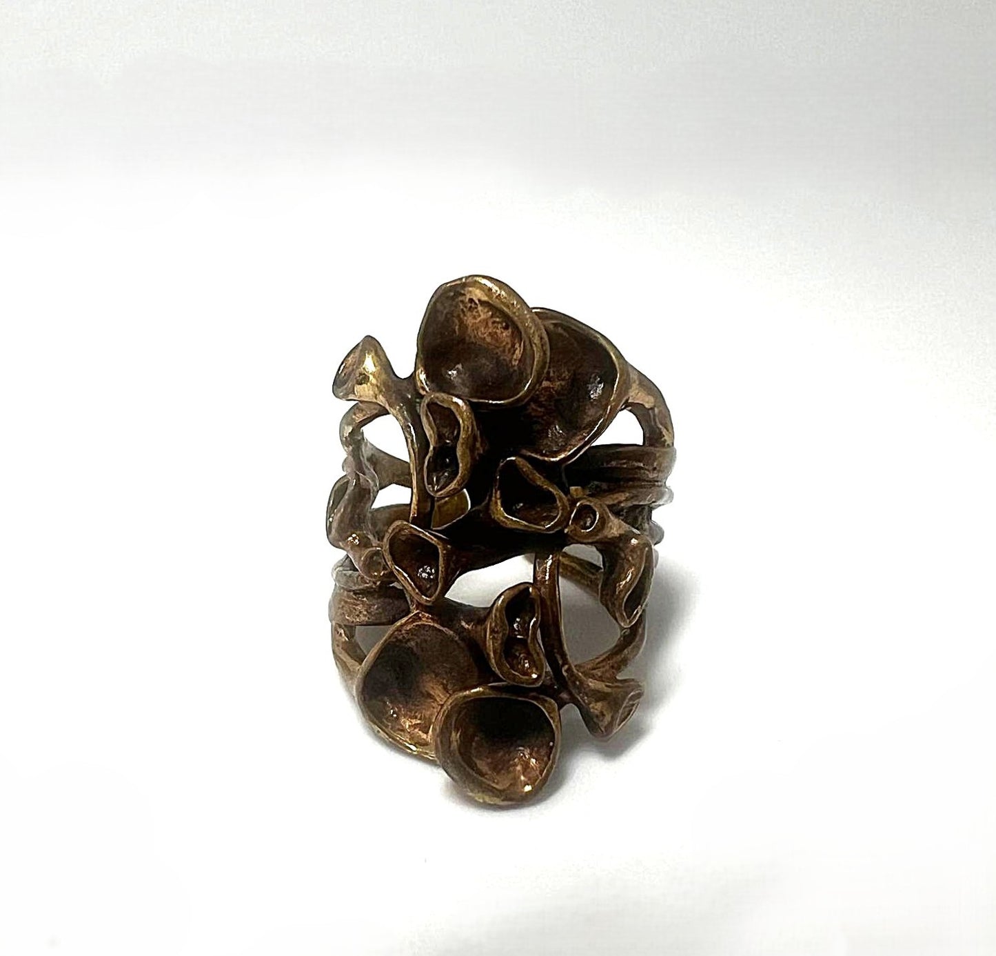Jugendstil Bronze Ring
