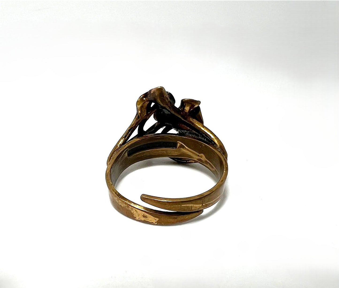 Antiker Jugendstil Bronze Ring 