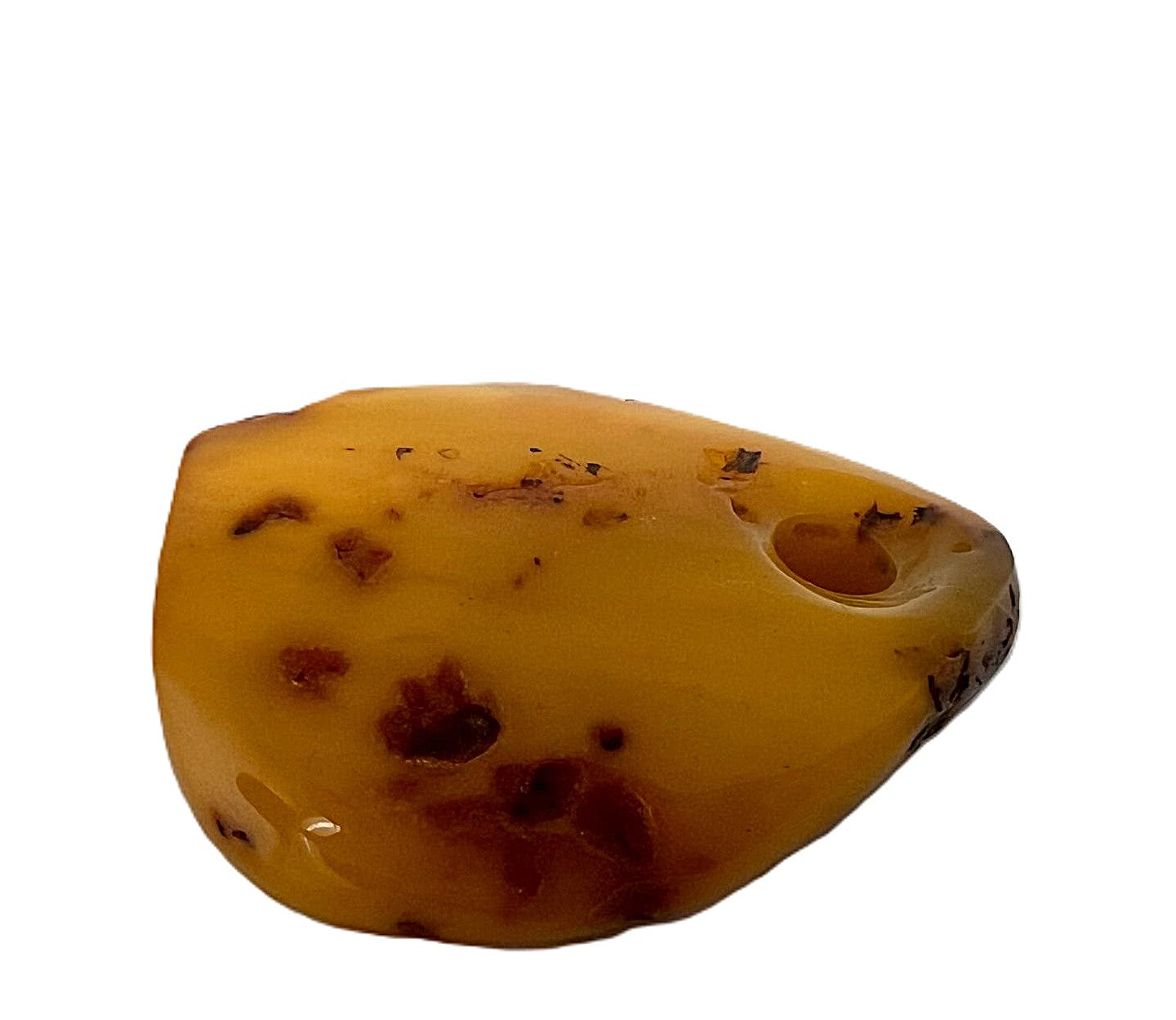 antiker Butterscotch-Bernstein-Anhänger