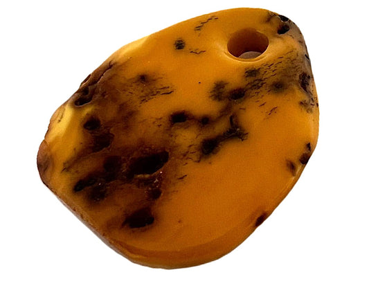 antiker Butterscotch-Bernstein-Anhänger