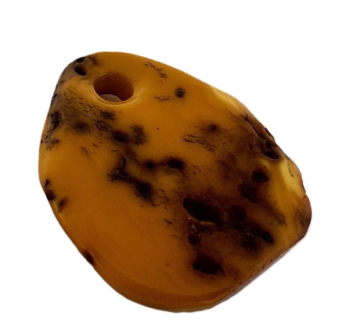 antiker Butterscotch-Bernstein-Anhänger