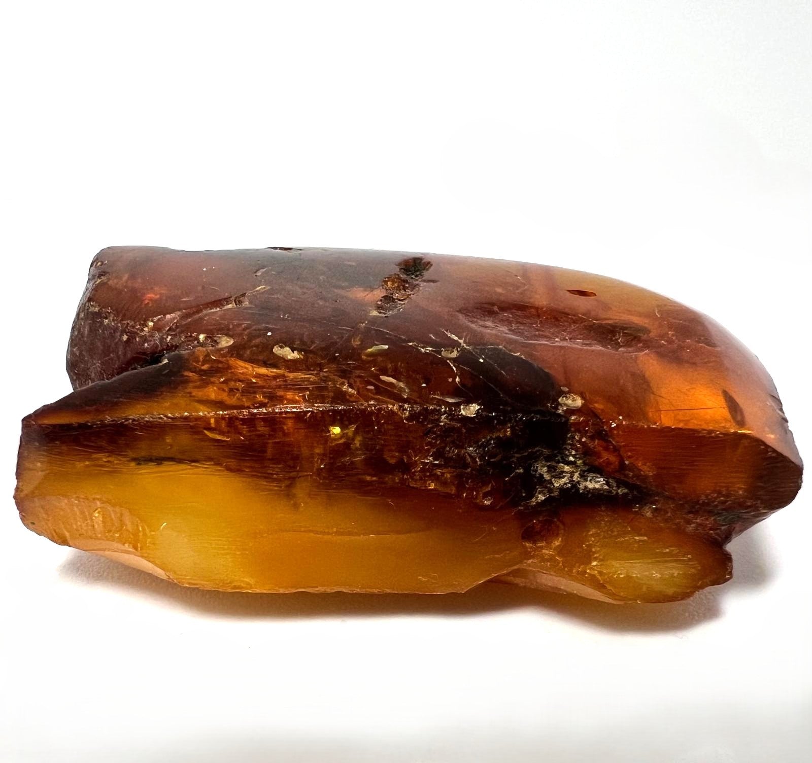 antiker Bernstein Anhänger mit Insekteninkluse