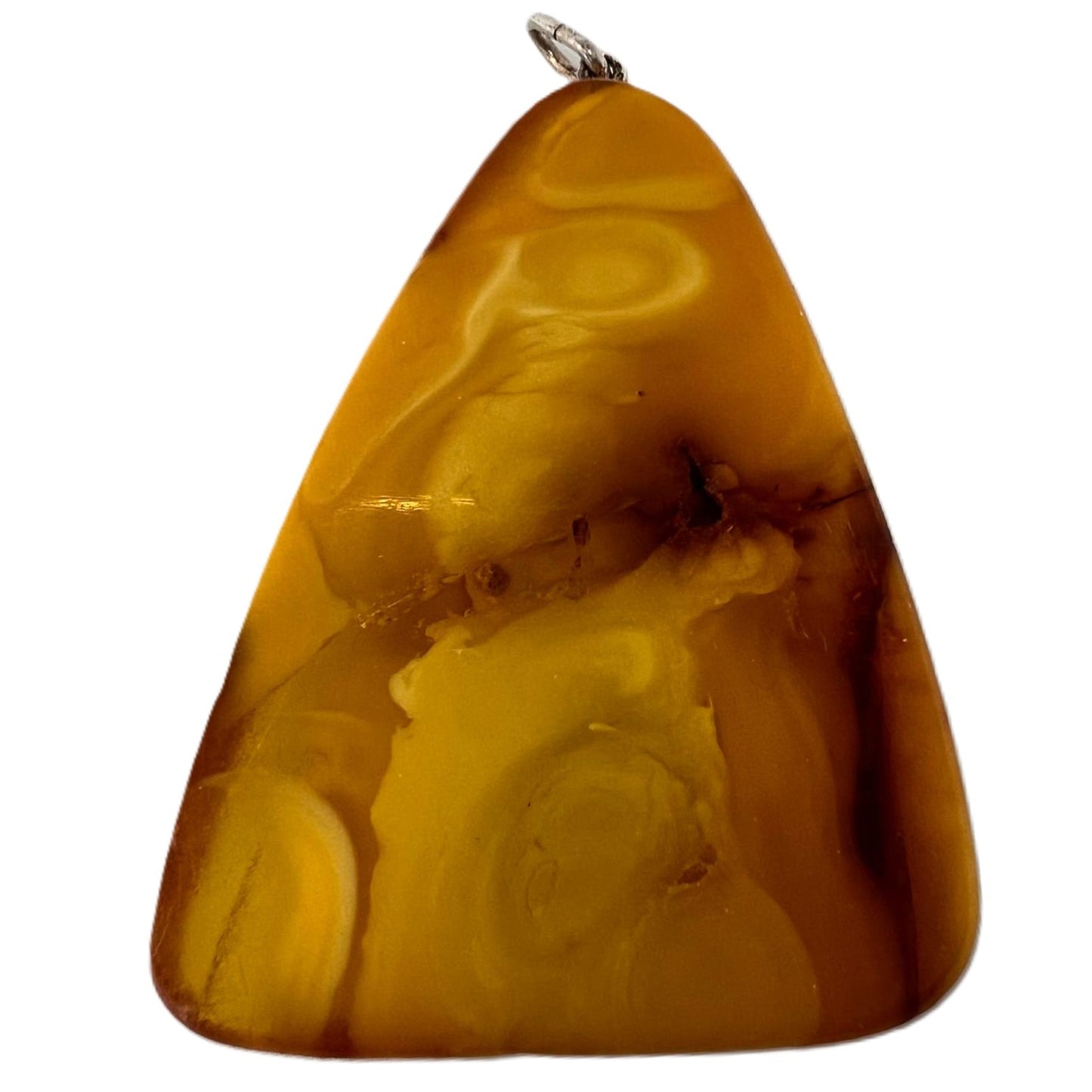 Antiker Butterscotch Bernstein Anhänger