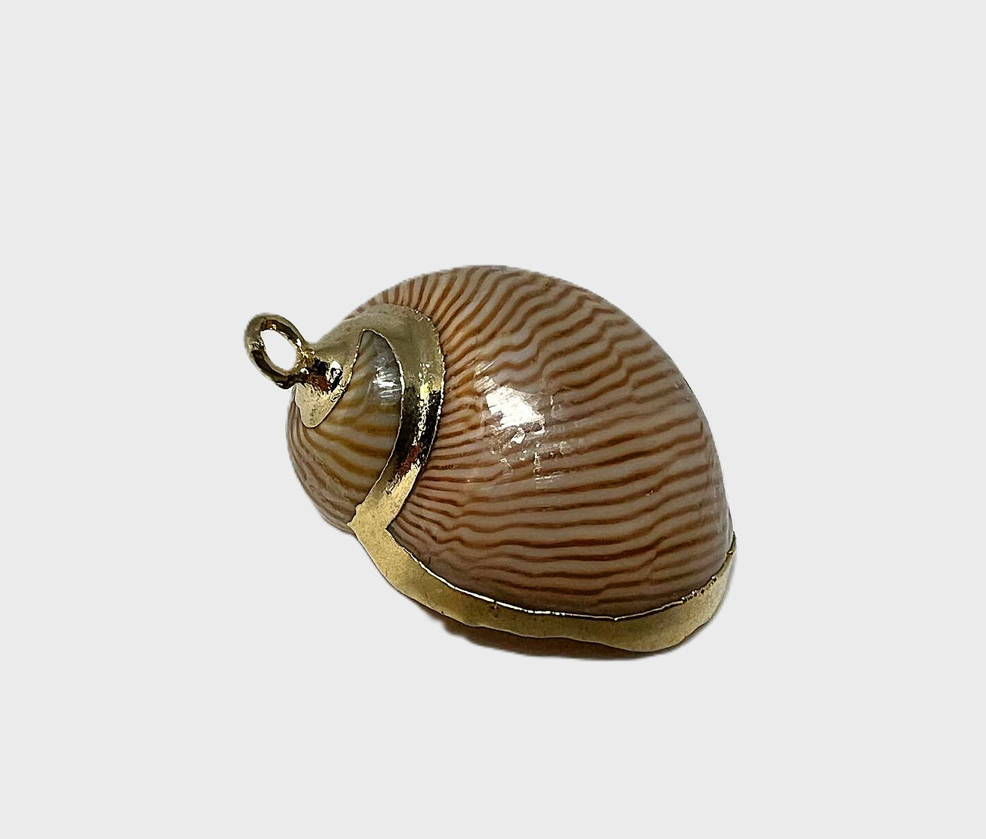 Vintage Naturmuschel Anhänger 