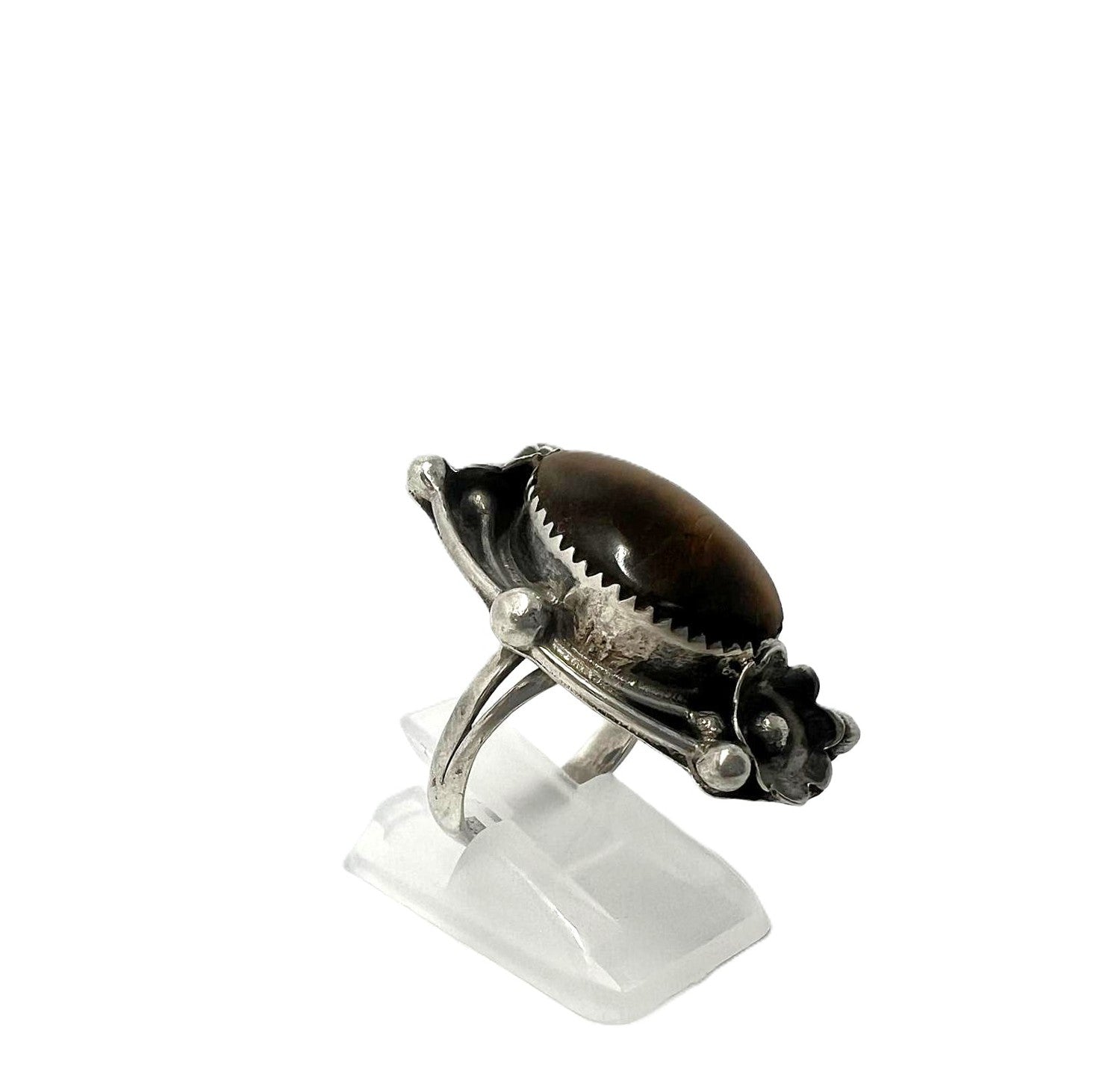 Vintage Tigerauge Ring