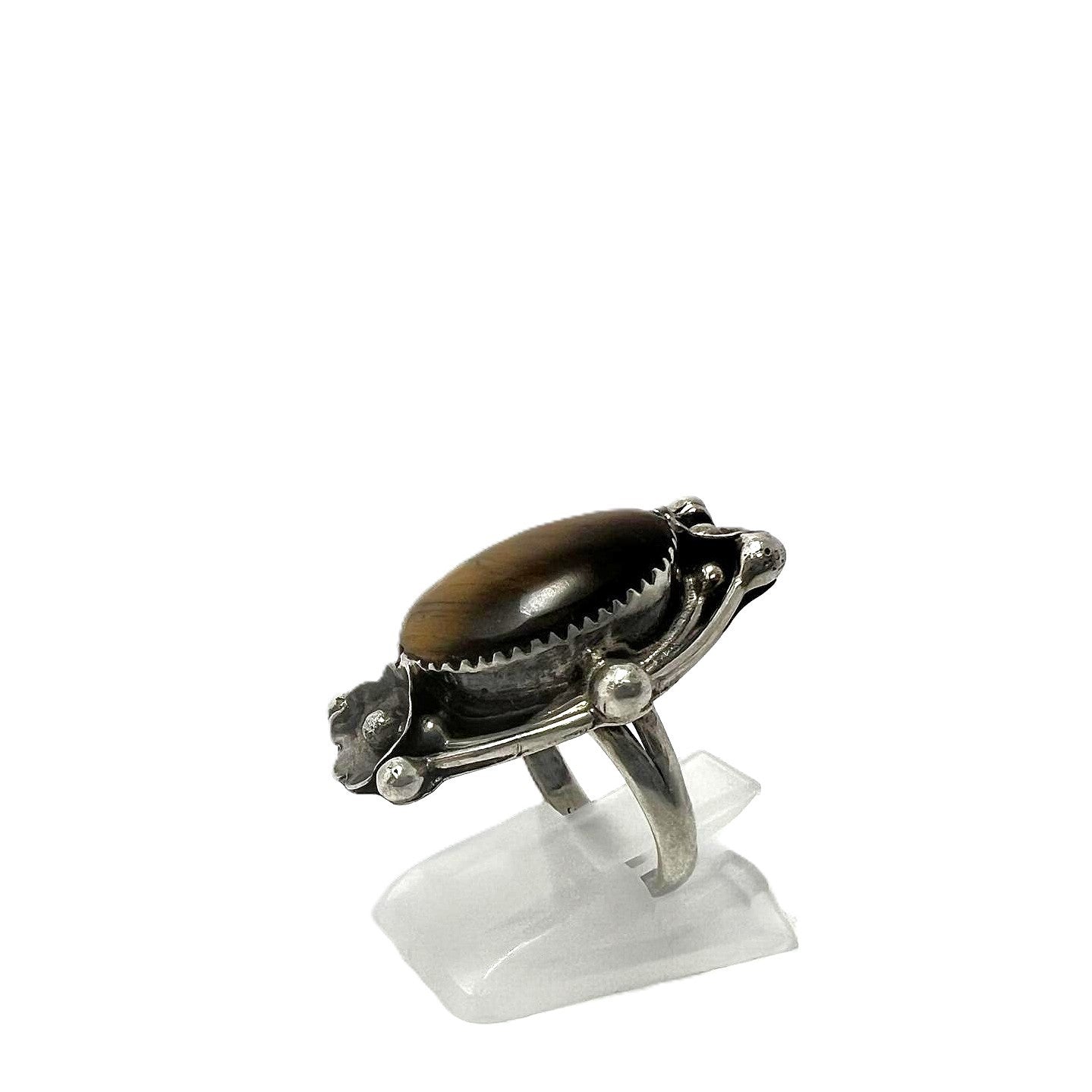 Vintage Tigerauge Ring