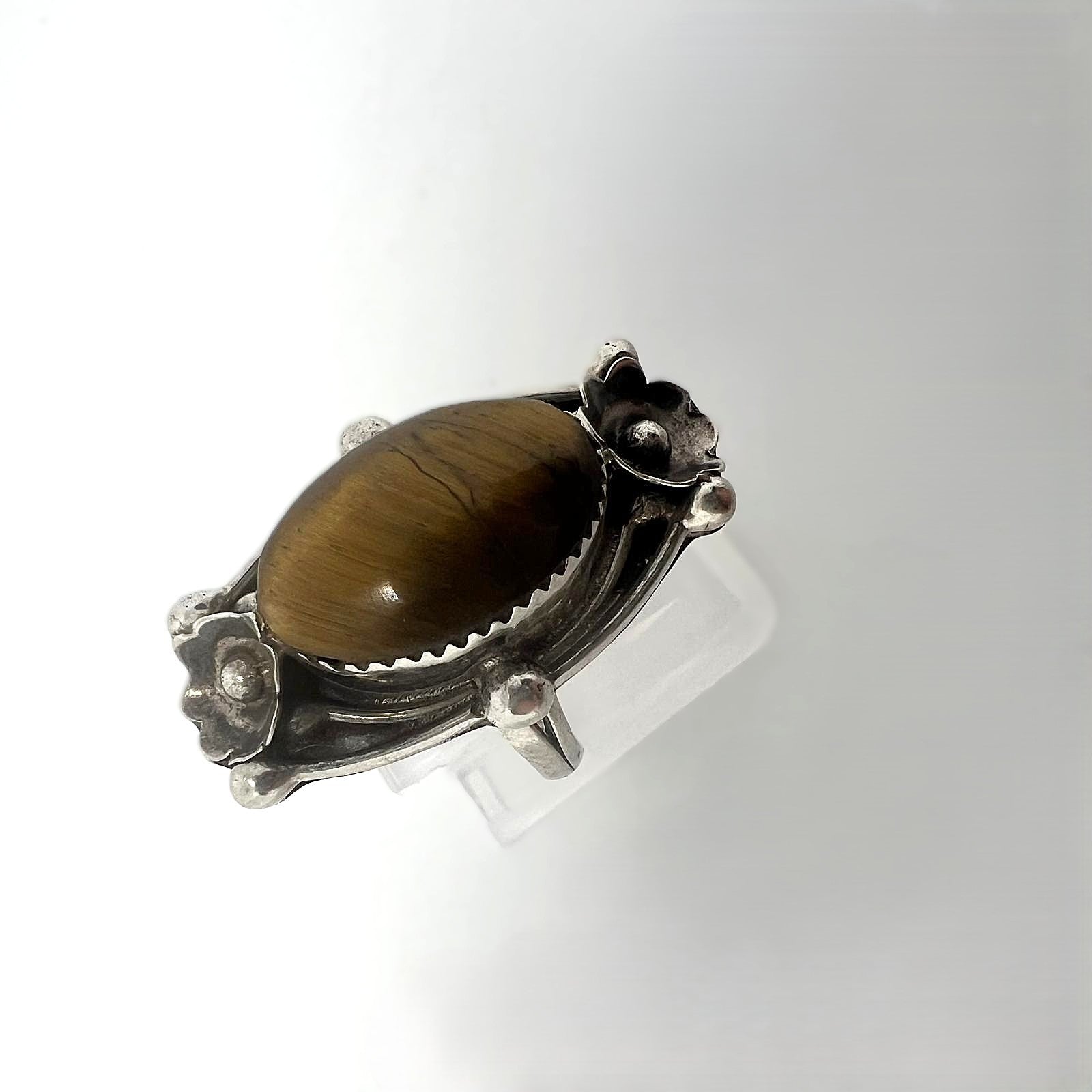 Vintage Tigerauge Ring