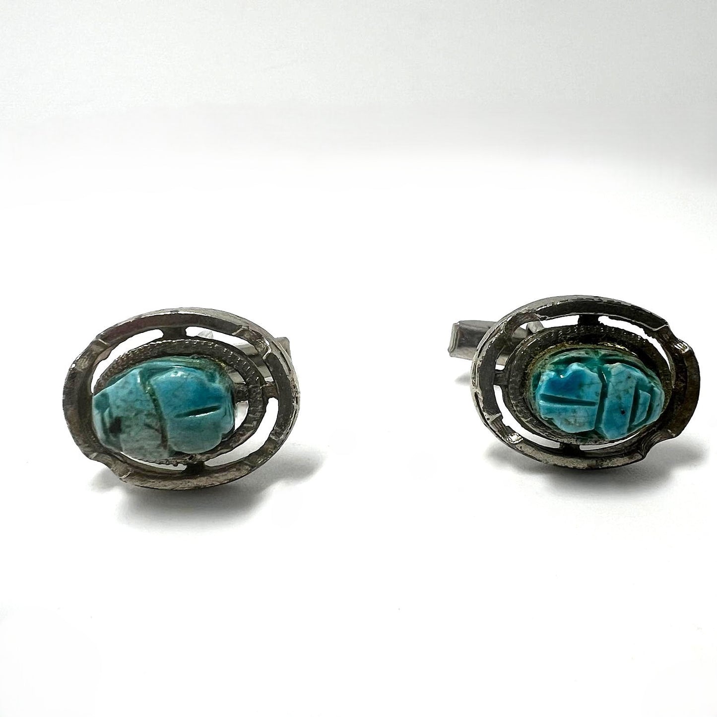 Vintage Scarab Manschettenknöpfe