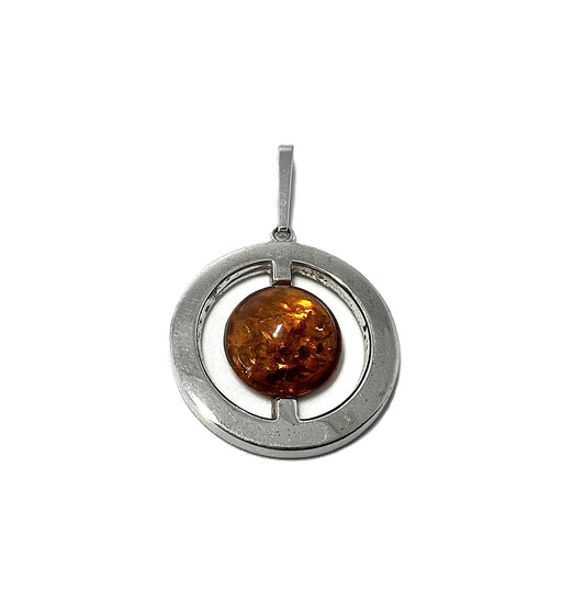 Art Deco Bernstein Anhänger