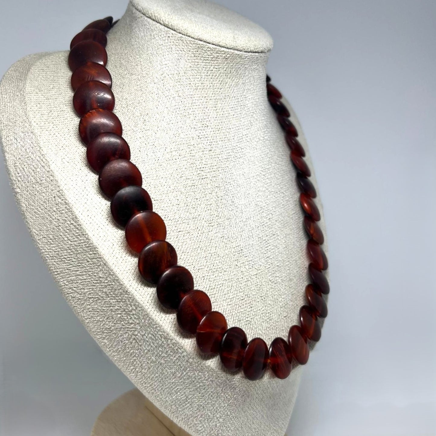 Art Deco Bakelit Collier Cherry