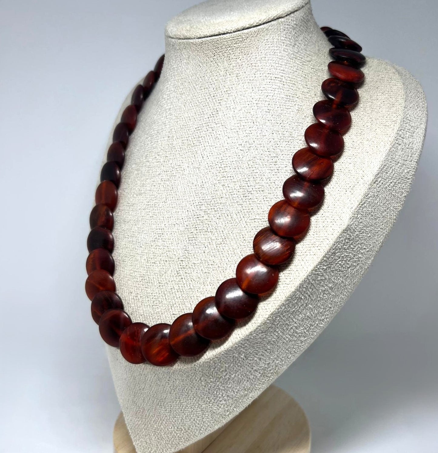 Art Deco Bakelit Collier Cherry