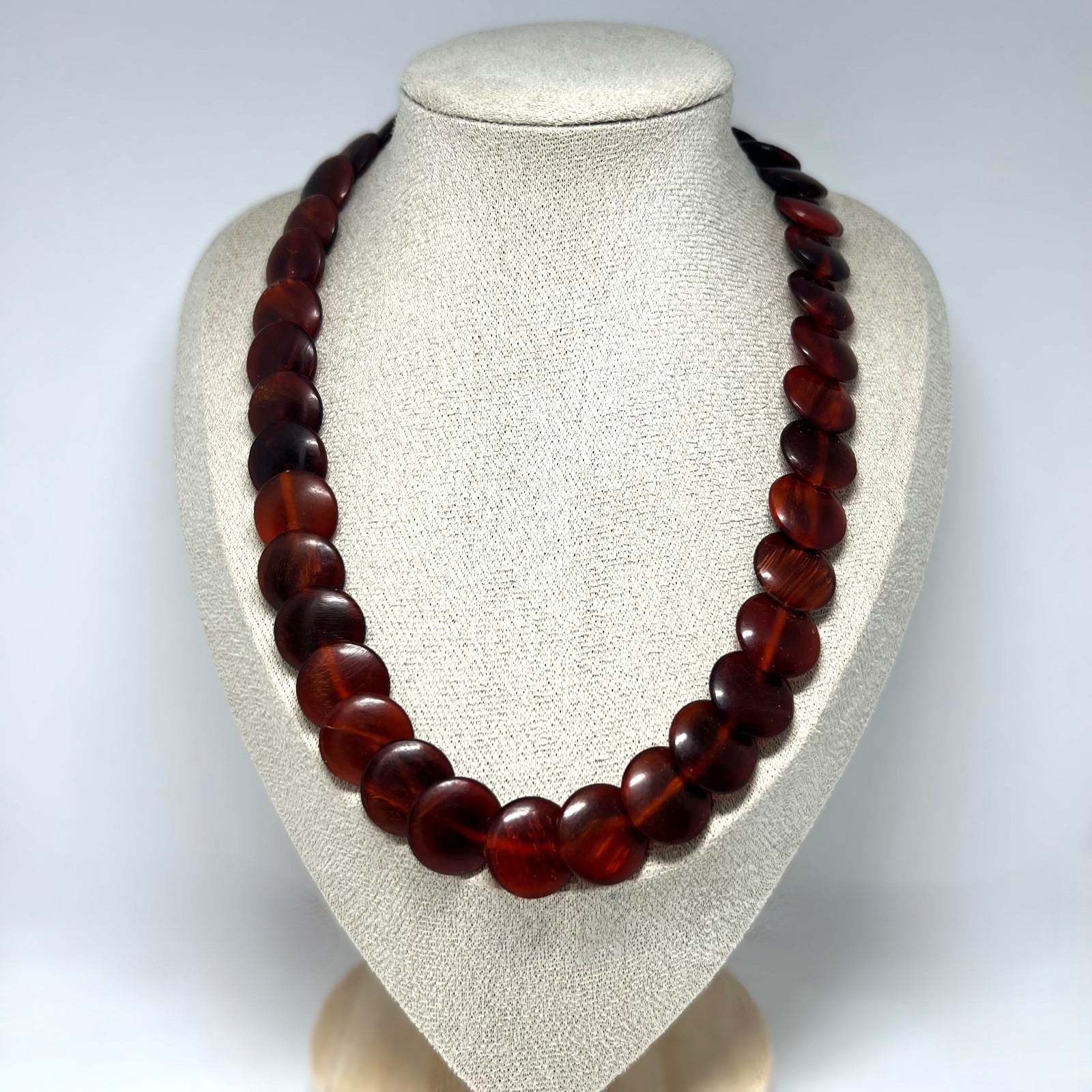 Art Deco Bakelit Collier Cherry