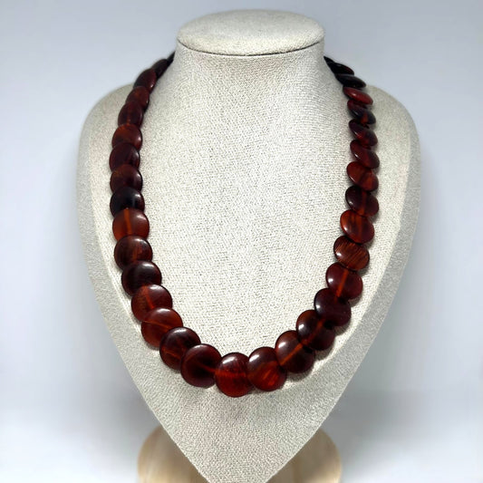 Art Deco Bakelit Collier Cherry