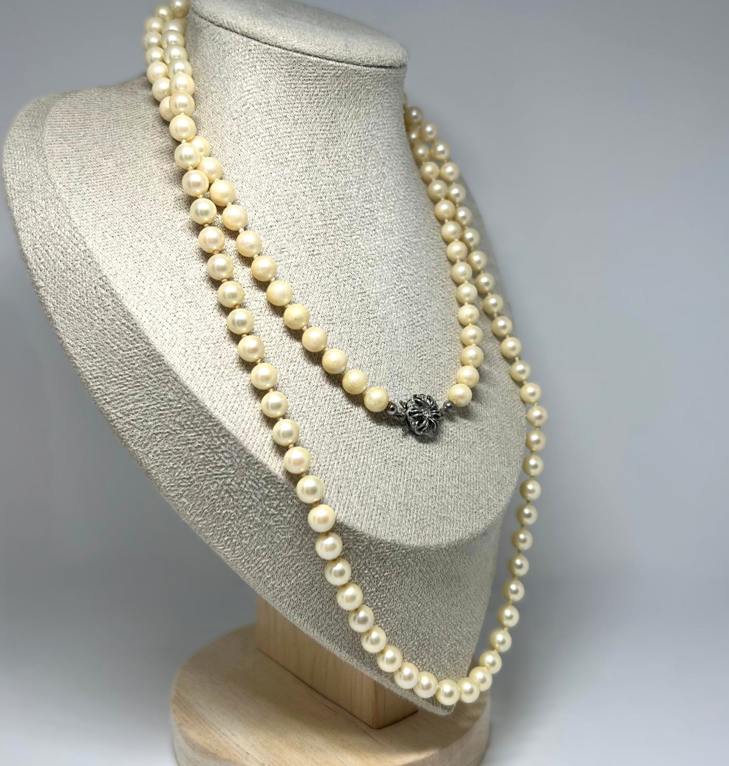 Antike Art Deco Perlenkette