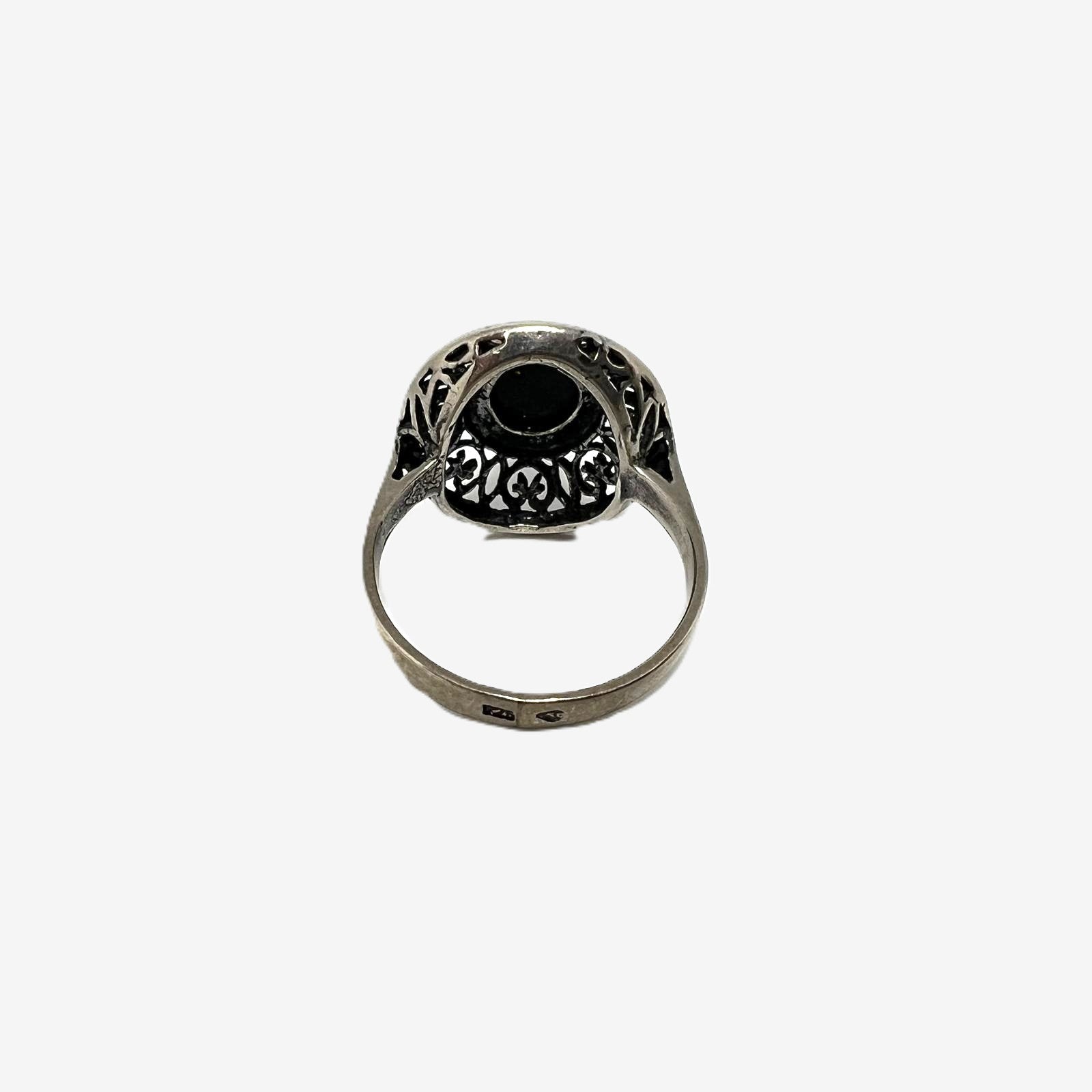 Vintage Amber Bernsteinring 