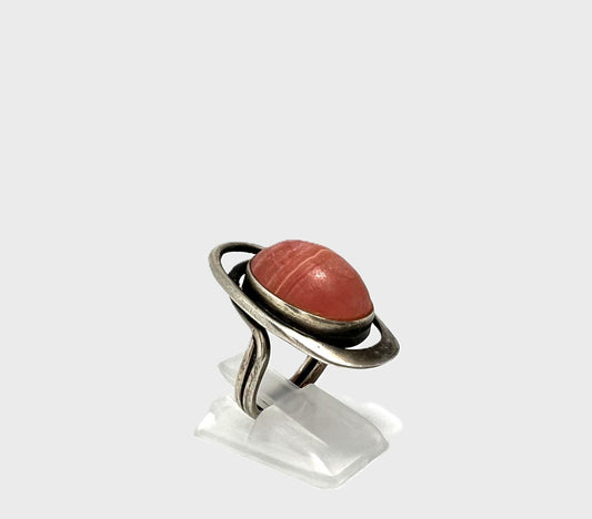  Sterling Silber Ring Rhodochrosit 