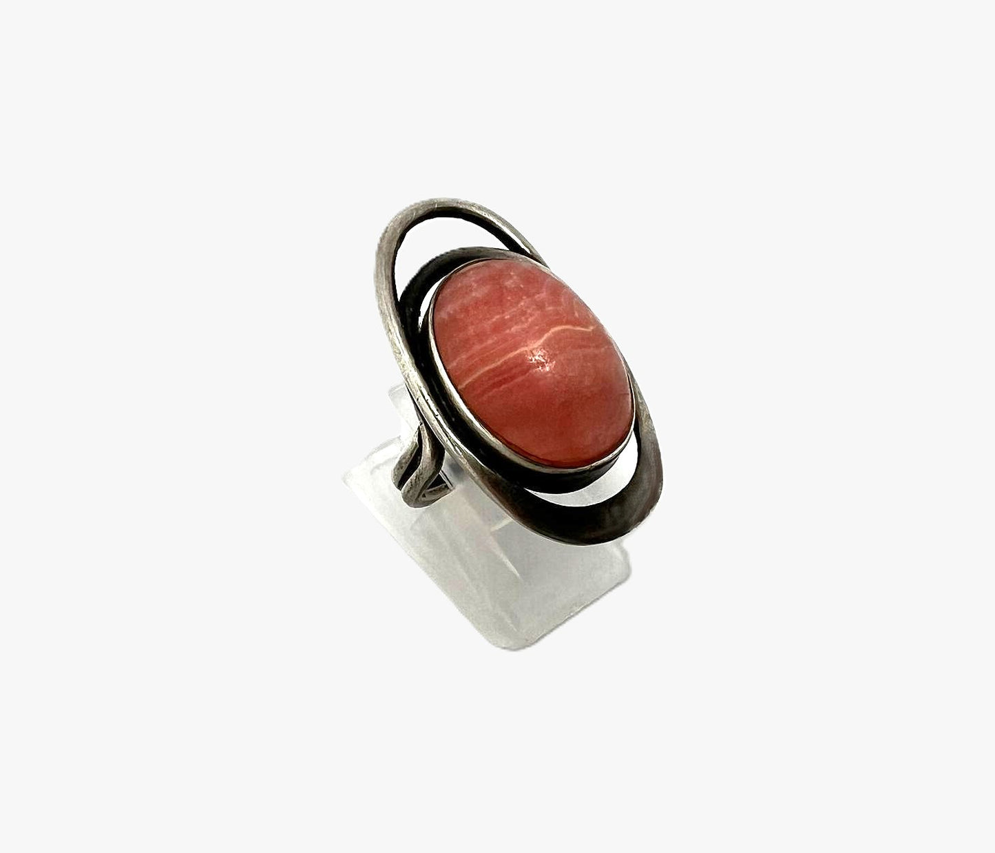  Sterling Silber Ring Rhodochrosit 