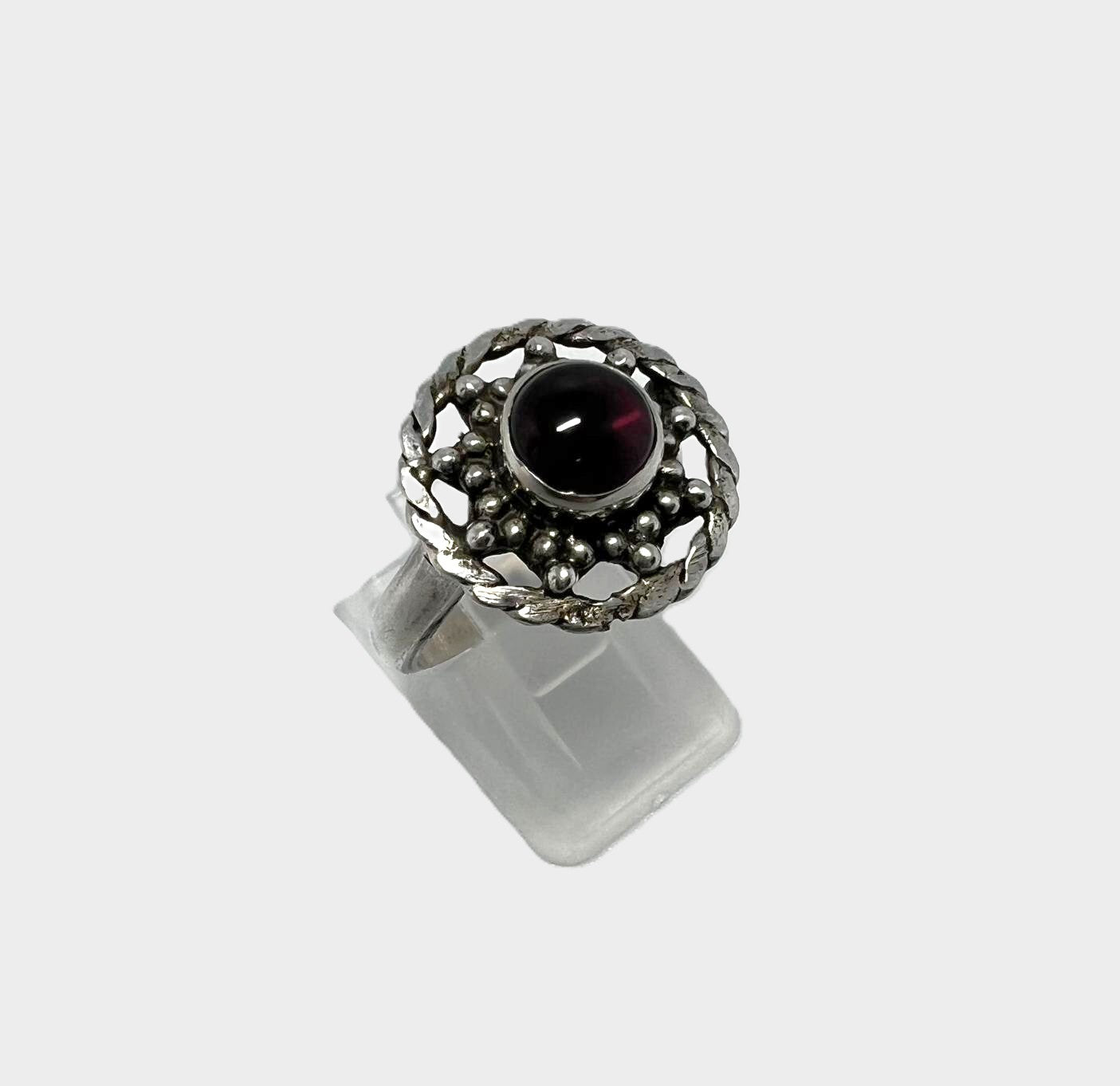 Vintage Granat Ring 