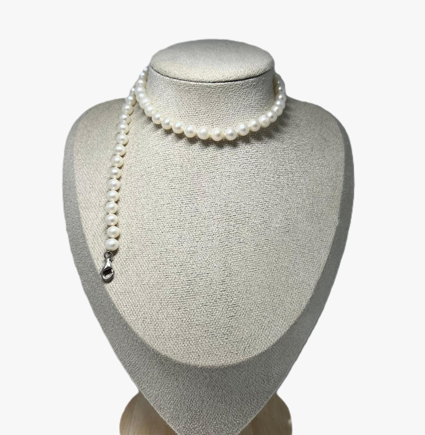 minimalistische Perlenkette
