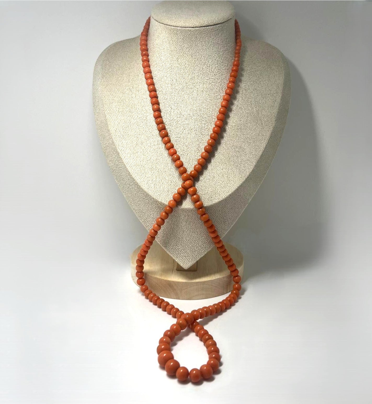 Antike Jugendstil Korallenkette