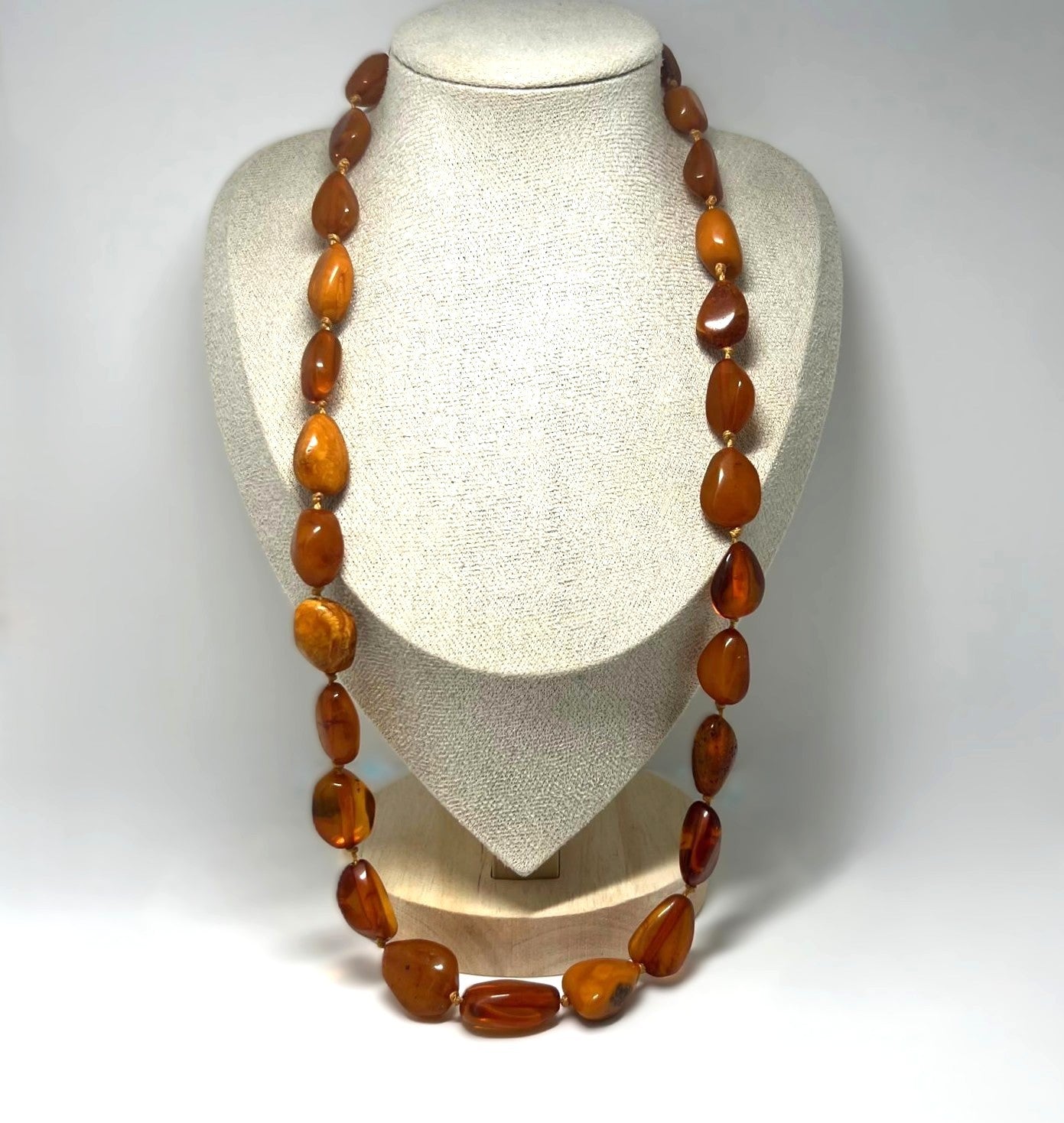 Vintage Bernsteinkette Baltic Butterscotch