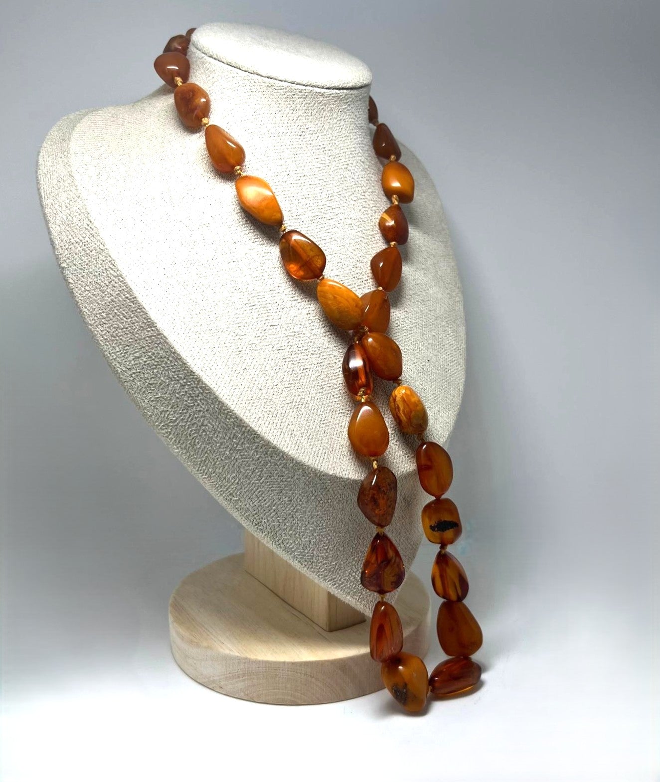 Vintage Bernsteinkette Baltic Butterscotch