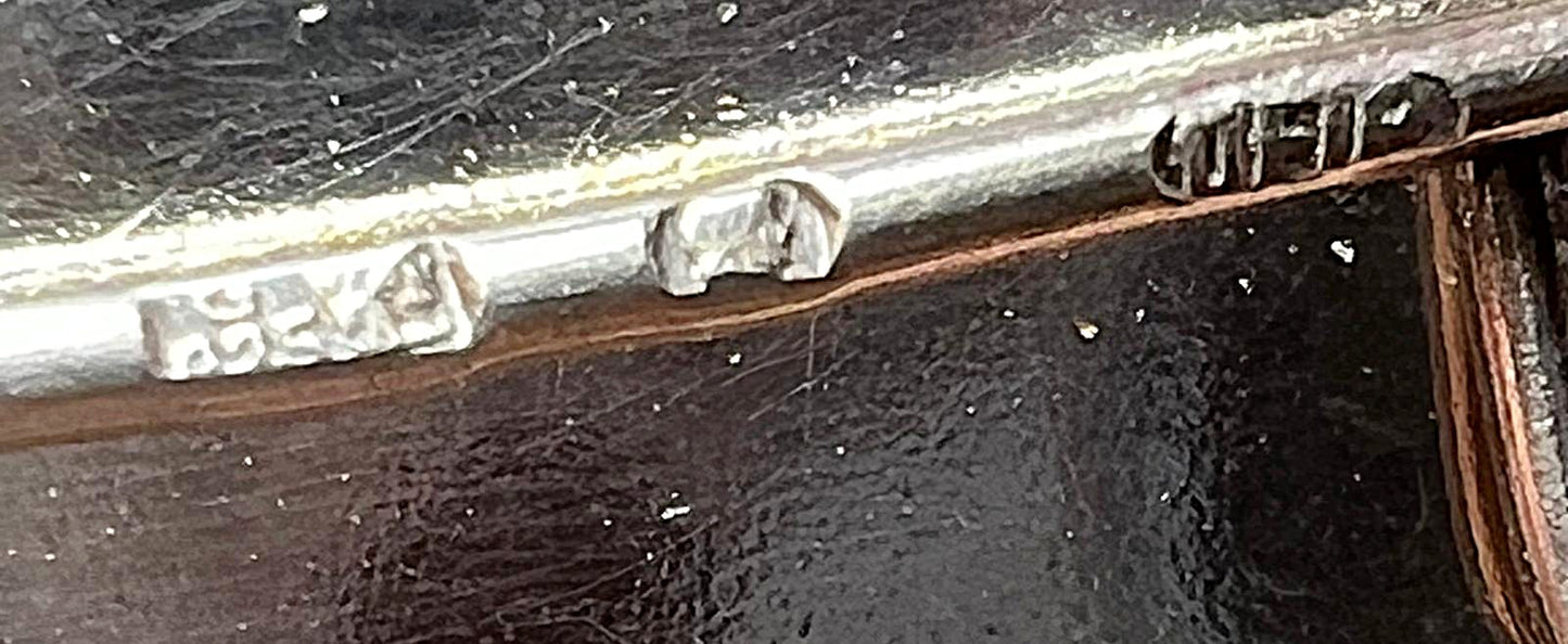  925 Silber Bernstein Brosche 