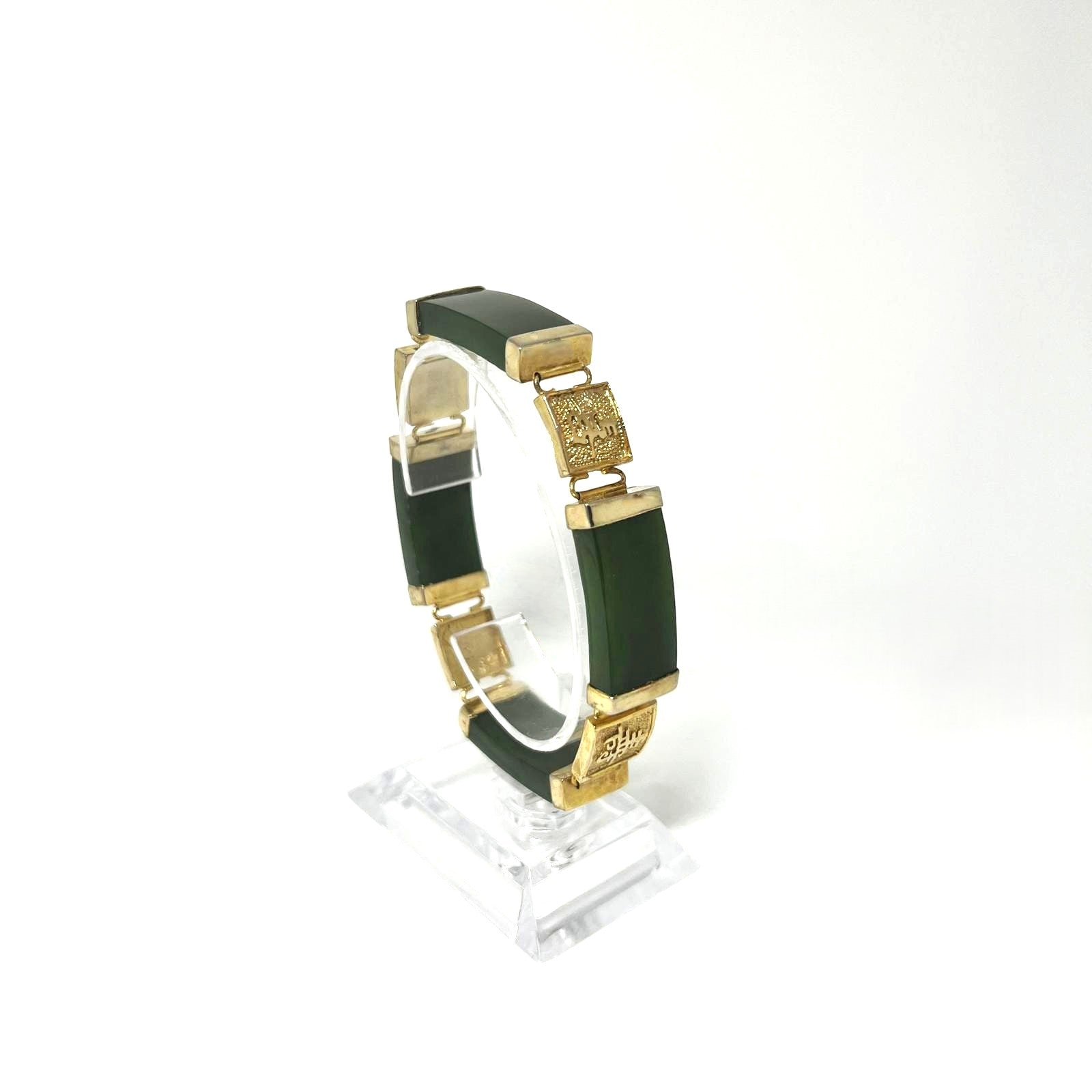 Vintage Nephrit Jade Armband 