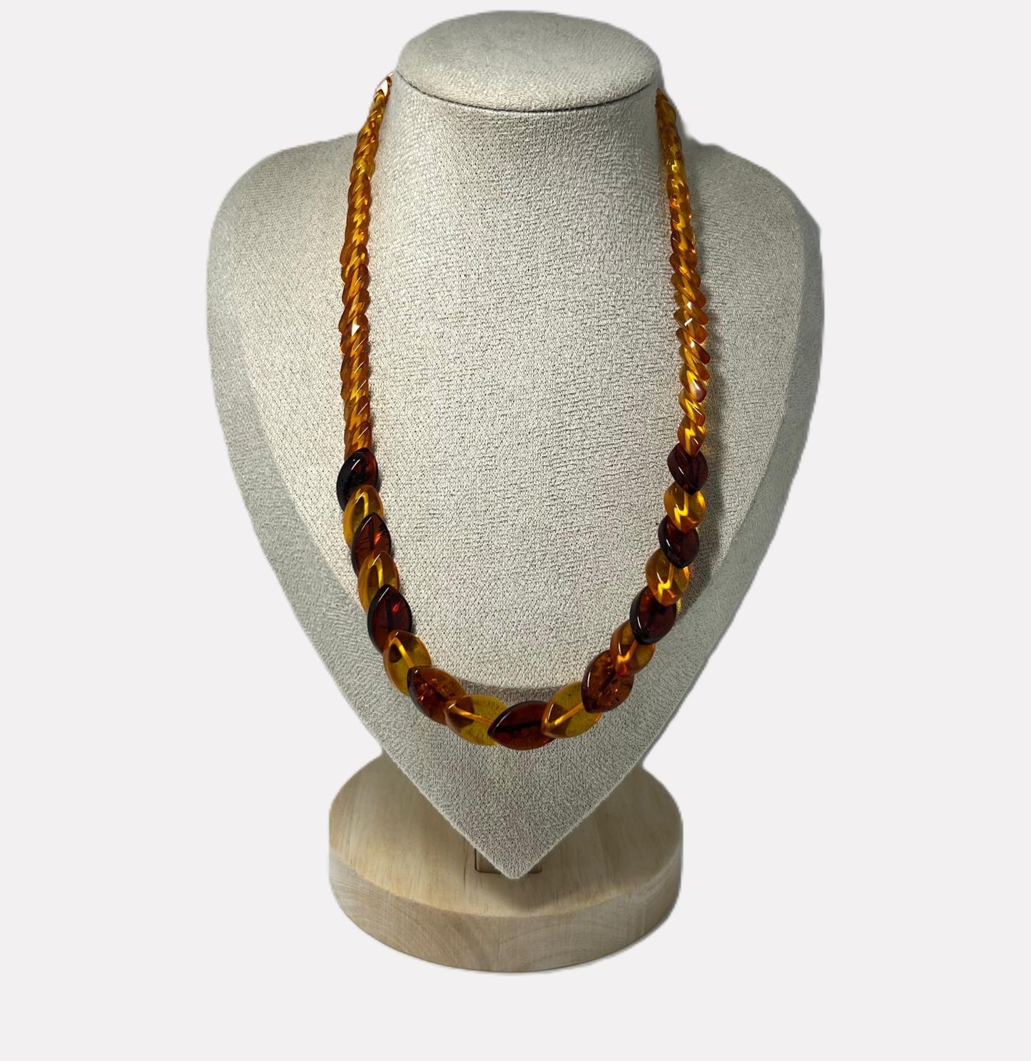 Vintage Bernstein Blatt-Collier 