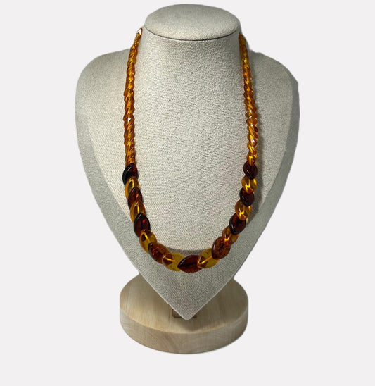 Vintage Bernstein Blatt-Collier 