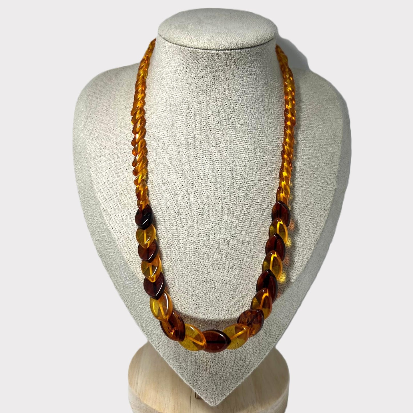 Vintage Bernstein Blatt-Collier 