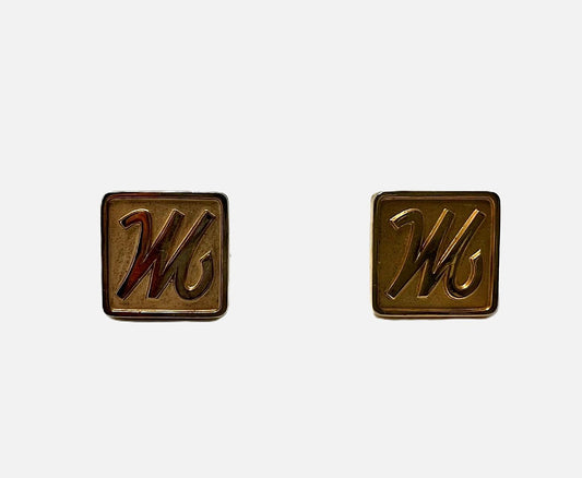 Vintage Monogramm-Manschettenknöpfe 