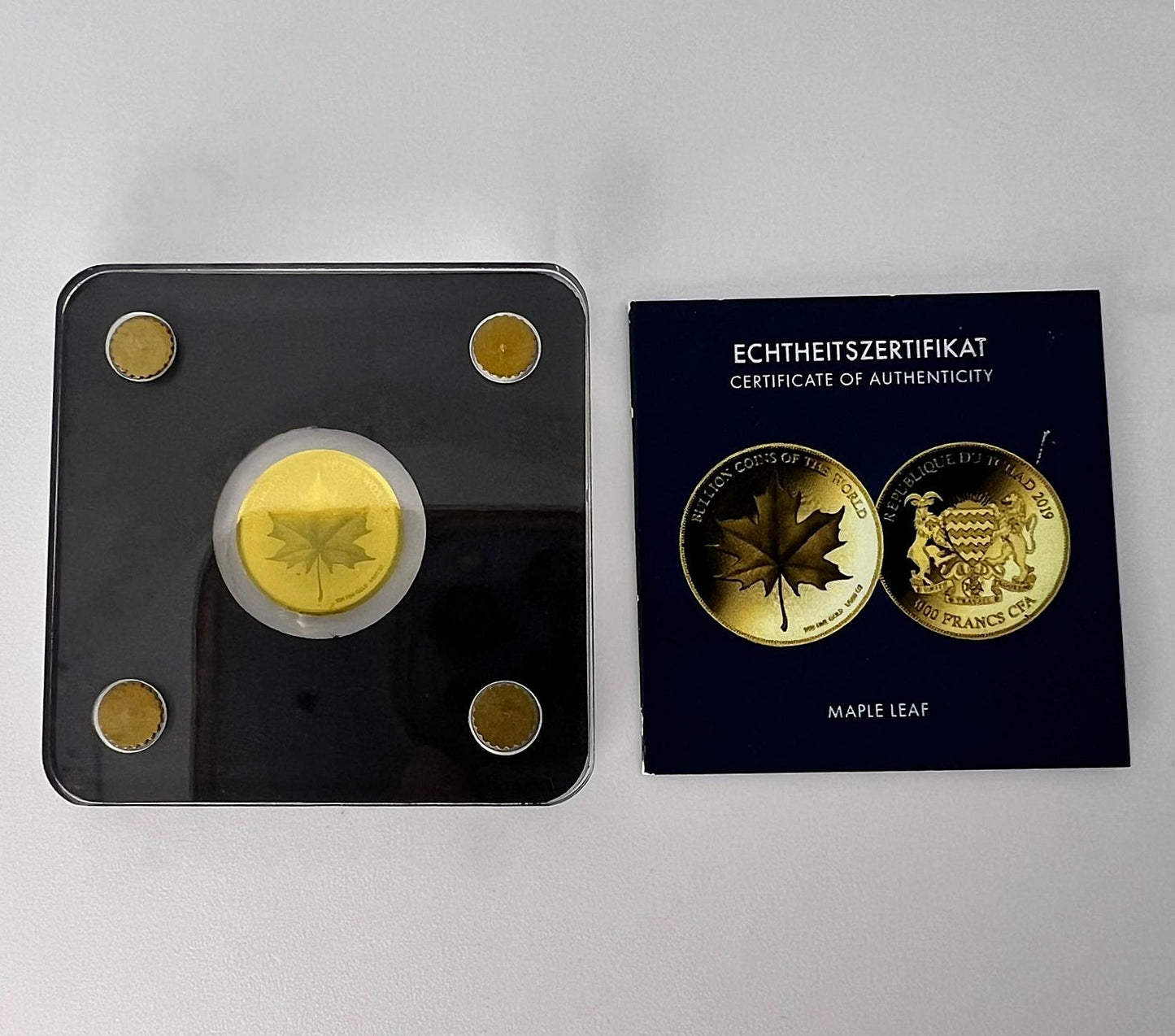 Tschad 3000 Francs 2019 Maple Leaf Gold 