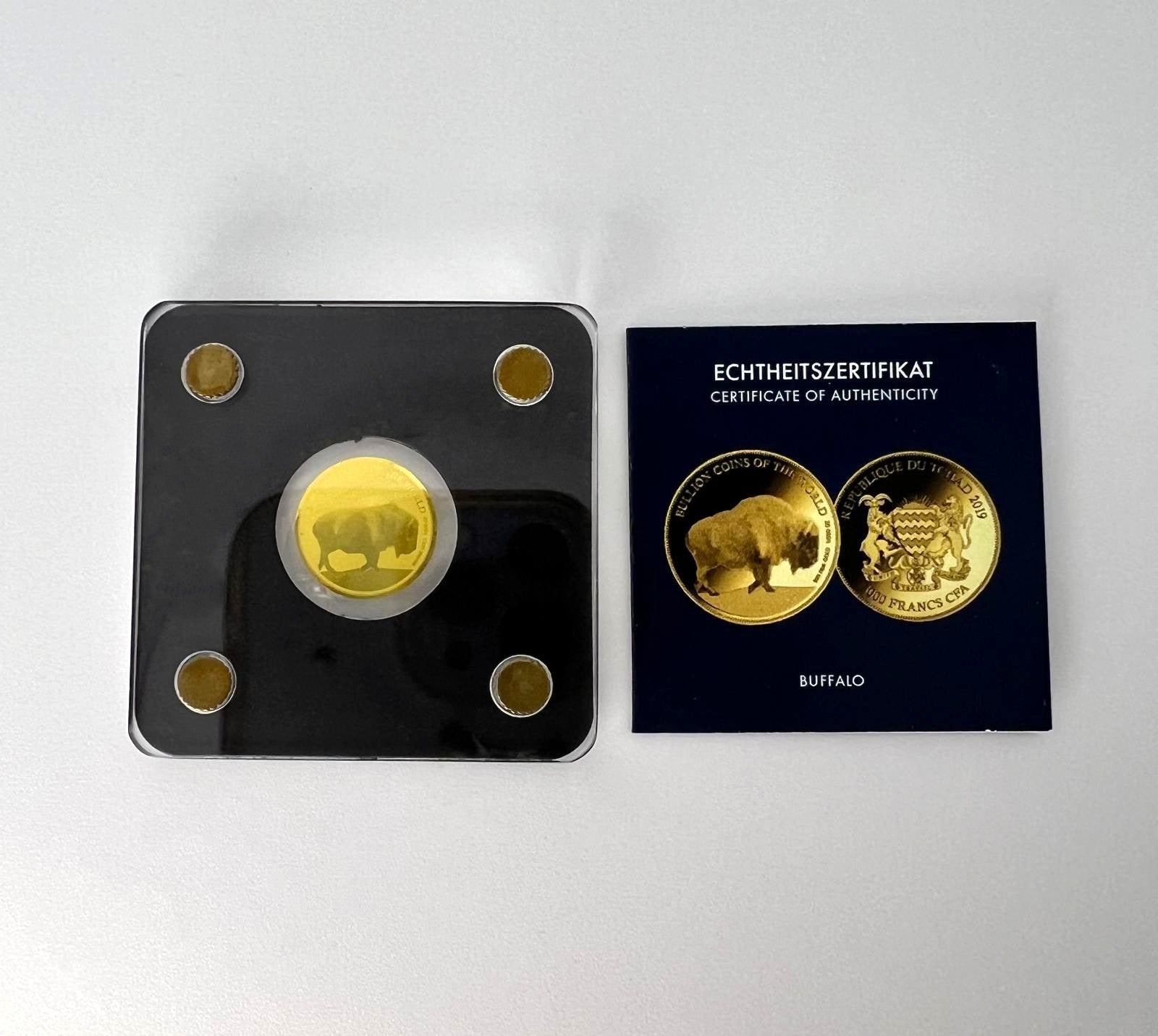 Tschad 3000 Francs 2019 Buffalo Gold 999