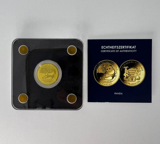 Tschad 3000 Francs 2019 Panda Gold 999 1