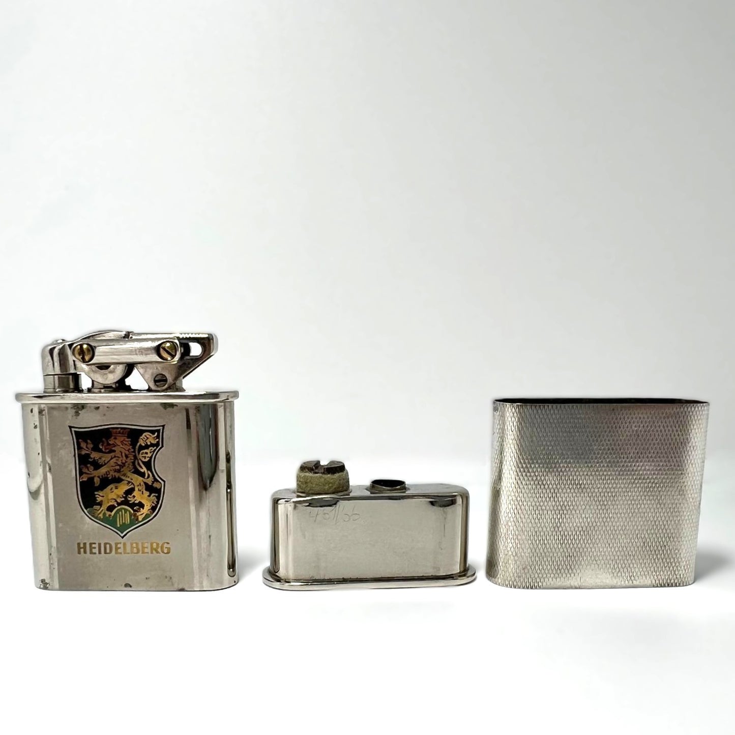 Antikes Art Deco Benzinfeuerzeug 835 Silber 