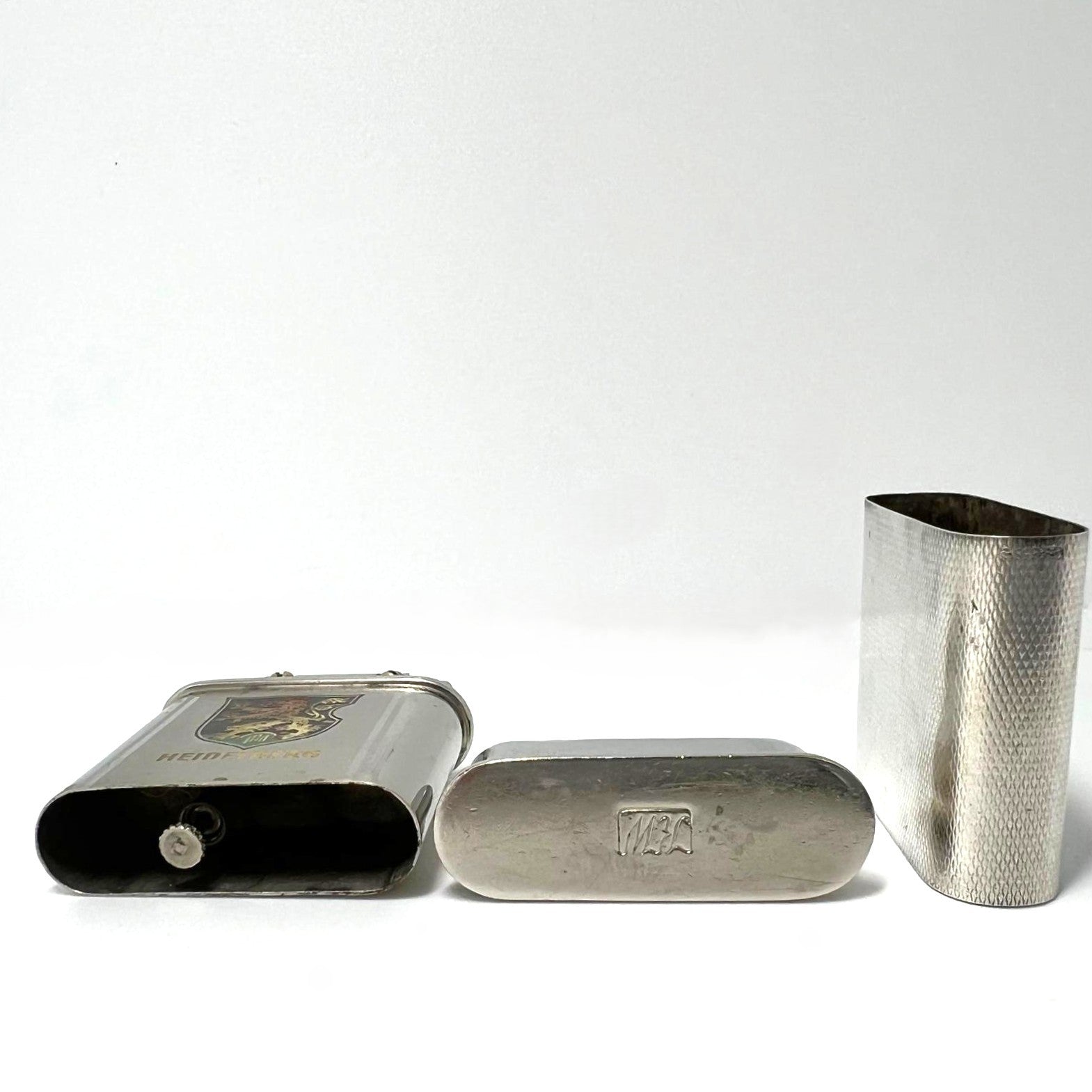 Antikes Art Deco Benzinfeuerzeug 835 Silber 
