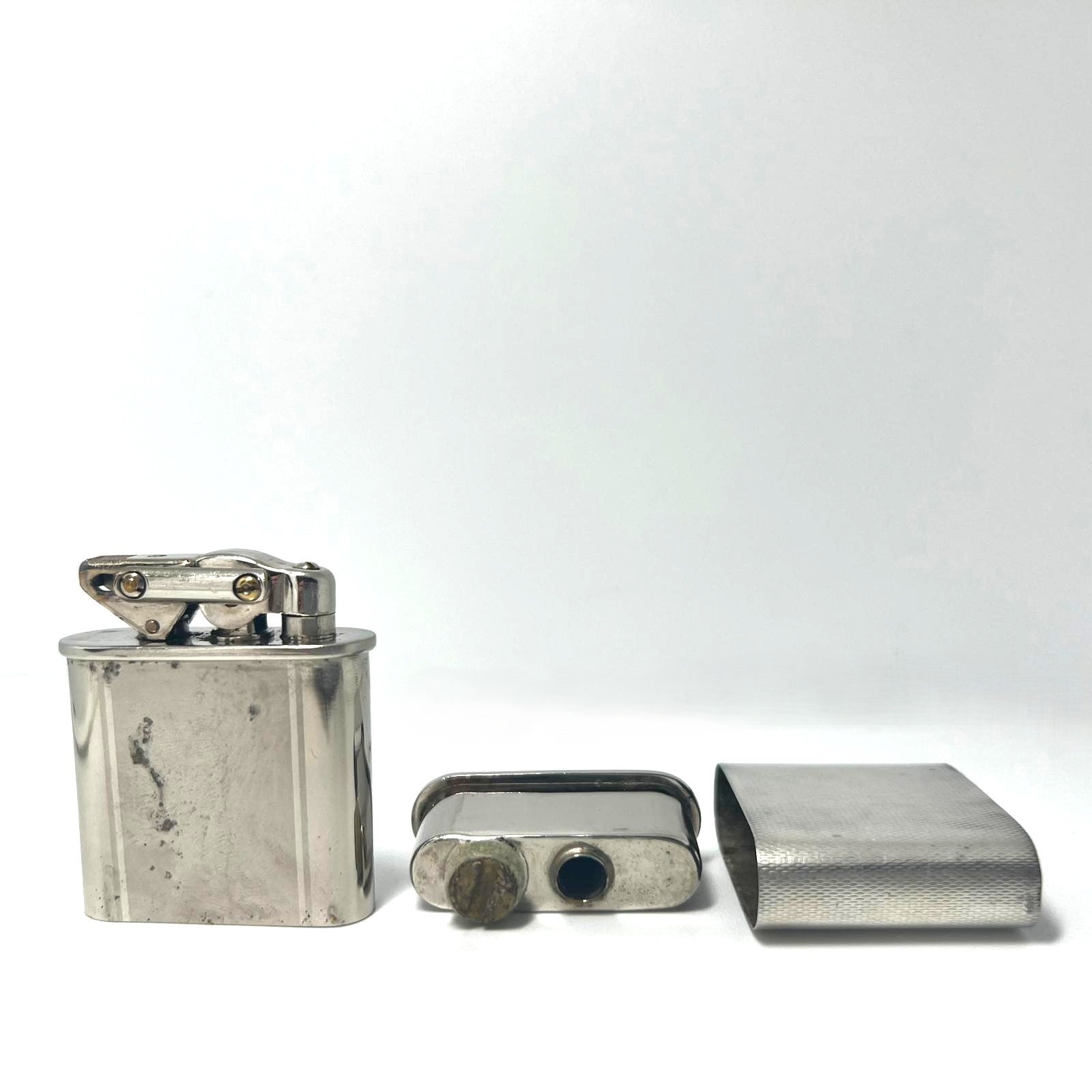 Antikes Art Deco Benzinfeuerzeug 835 Silber 