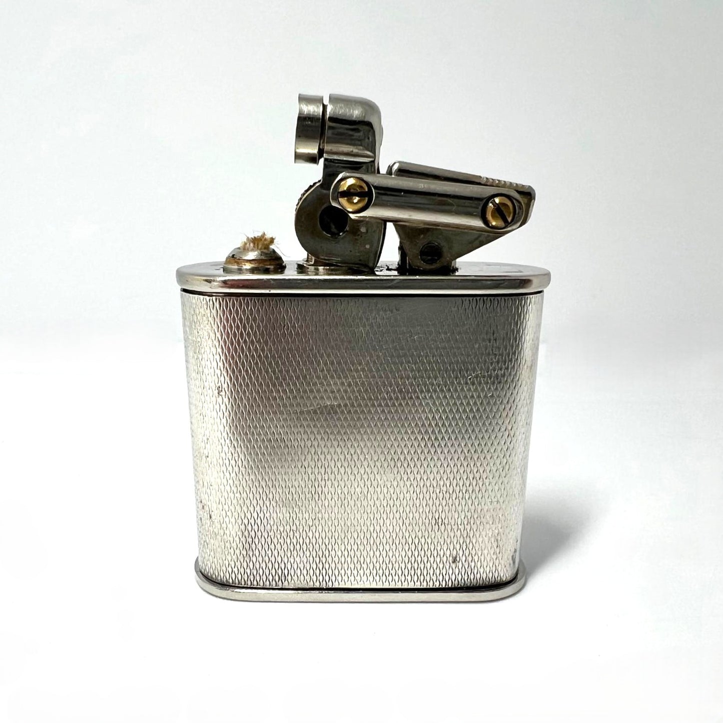Antikes Art Deco Benzinfeuerzeug 835 Silber 